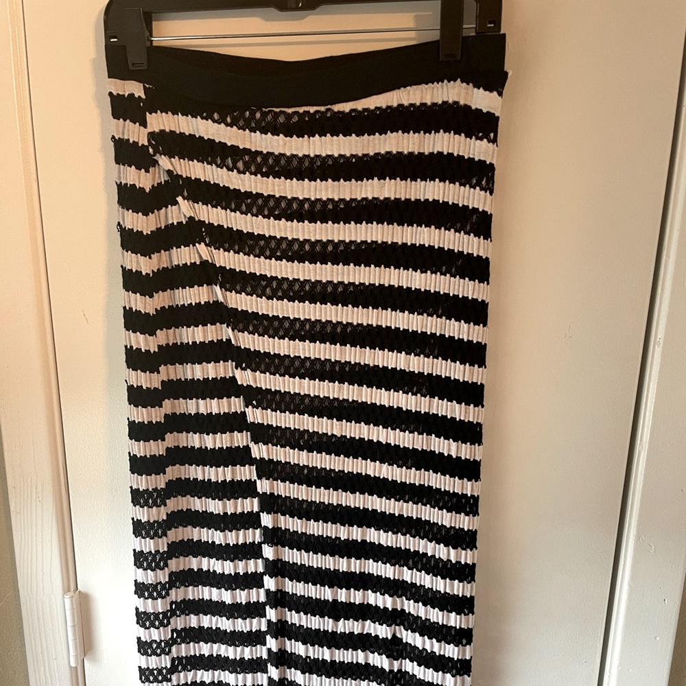 Tart collections maxi skirt with slip cut L